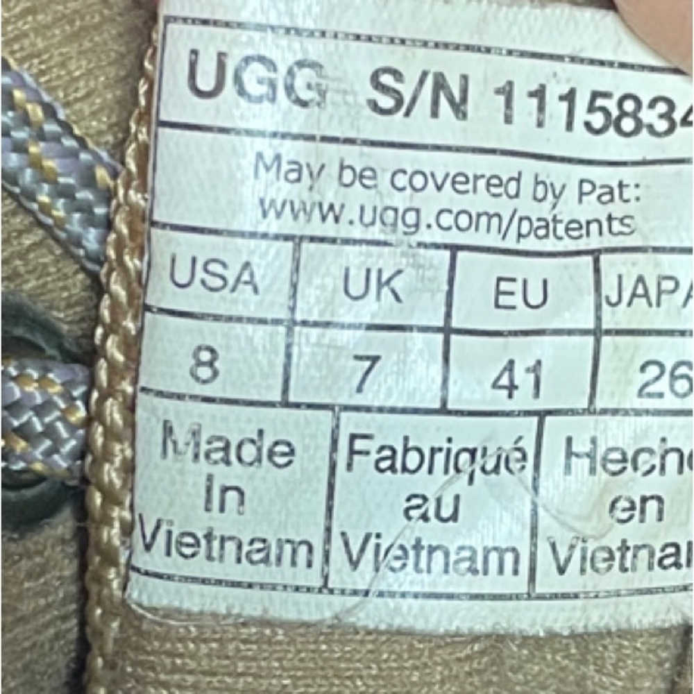 UGG Men’s Emmett Duck Waterproof Leather Chestnut Coloured Winter Outdoor Boots - Picture 3 of 9